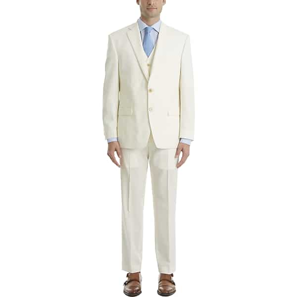 Joseph Abboud Men's Modern Fit Dress Pants Natural - Size: 33W x 32L