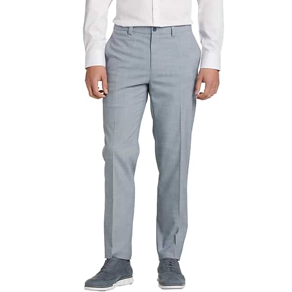 Michael Kors Men's Modern Fit Suit Separates Pants Light Blue - Size: 30W x 32L