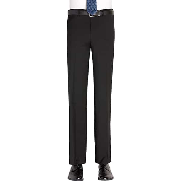 Awearness Kenneth Cole Men's Modern Fit Suit Separates Dress Pants Black - Size: 42