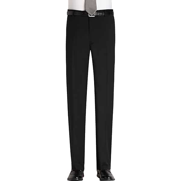 Joseph Abboud Black Modern Fit Men's Suit Separates Dress Pants - Size: 50