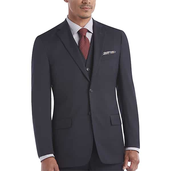 Awearness Kenneth Cole Modern Fit Men's Suit Separates Coat Blue - Size: 44 Regular