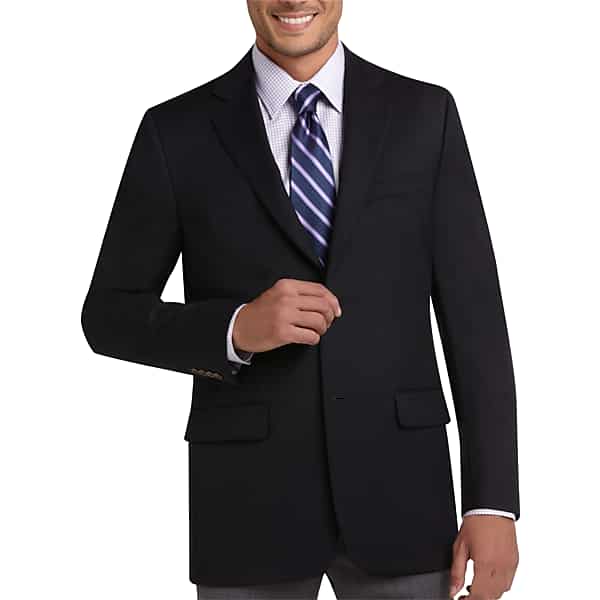 Awearness Kenneth Cole Modern Fit Men's Suit Separates Vest Black - Size: Medium
