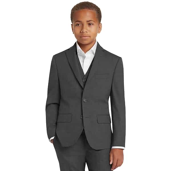 Joseph Abboud Boys Charcoal Suit Separates Jacket - Size: Boys 18