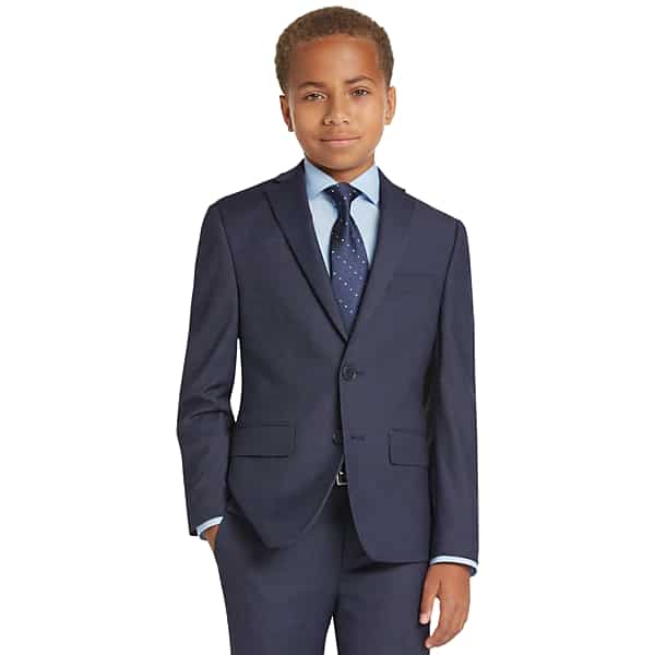 Joseph Abboud Boys Blue Suit Separates Jacket - Size: Boys 10