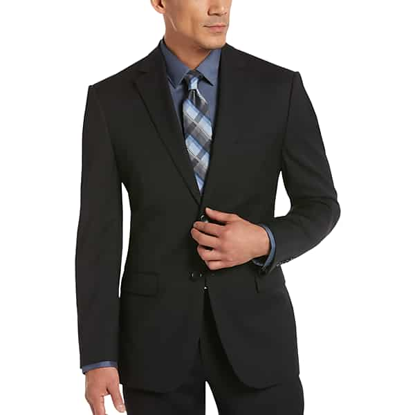 Paisley & Gray Men's Black Slim Fit Formal Dress Pants - Size: 30