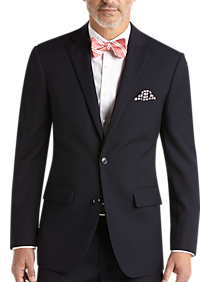 Joseph Abboud Modern Fit Men's Suit Separates Coat Blue Tic - Size: 42 Regular