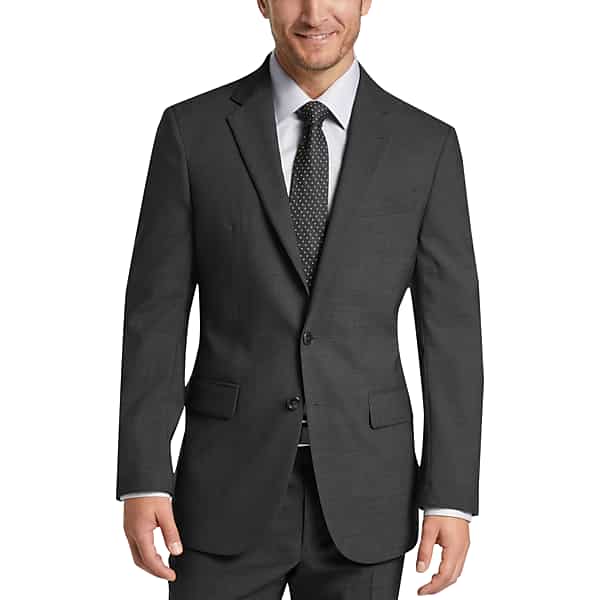 Joseph Abboud Modern Fit Men's Suit Separates Coat Charcoal Tic - Size: 38 Regular