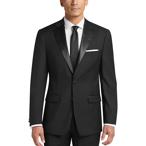 Calvin Klein Men's X-Fit Slim Fit Notch Lapel Tuxedo Separates Jacket Black - Size: 40 Long