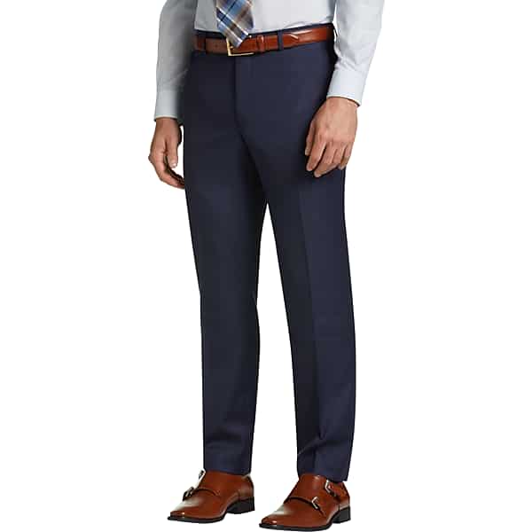 JOE Joseph Abboud Men's Blue Slim Fit Suit Separate Pant - Size: 38