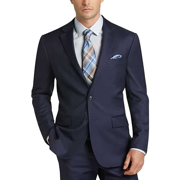 JOE Joseph Abboud Blue Slim Fit Men's Suit Separates Coat - Size: 40 Short