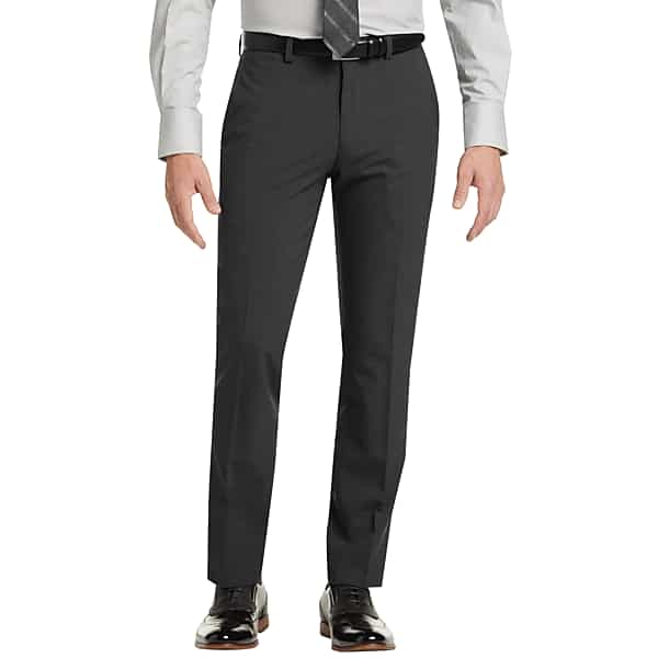 Cole Haan Zero Grand Men's Cole Haan Grand.ØS Charcoal Gray Slim Fit Suit Separates Pants - Size: 30
