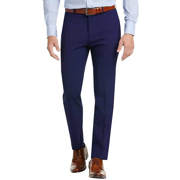 Cole Haan Zero Grand Men's Cole Haan Grand.ØS Blue Slim Fit Suit Separates Pants - Size: 38