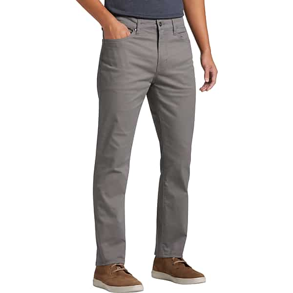 Joseph Abboud Men's Slim Fit Pants Gray - Size: 42W x 32L