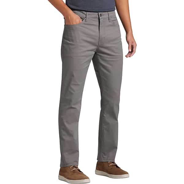 Joseph Abboud Men's Slim Fit Pants Gray - Size: 34W x 34L