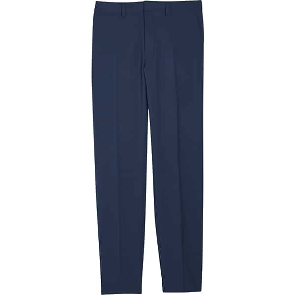 Haggar Men's Premium 4-Way Stretch Dress Pants Postman Blue - Size: 30W x 30L