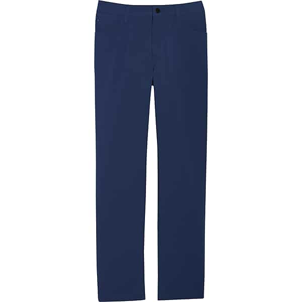 Awearness Kenneth Cole Men's AWEAR-TECH Slim Fit 5-Pocket Tech Pants Blue - Size: 38W x 32L
