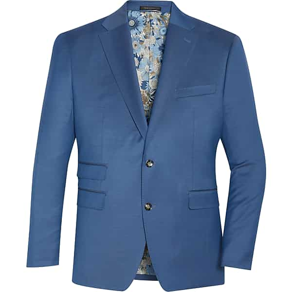 Tayion Men's Classic Fit Suit Separates Coat Blue - Size: 44 Regular