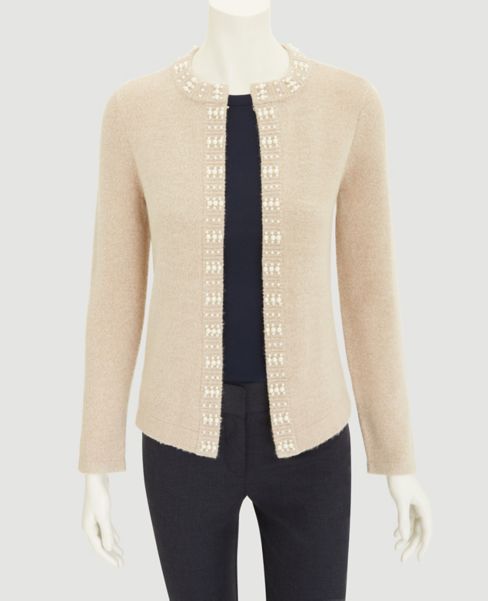 Ann Taylor Factory Pearlized Shrug Sweater