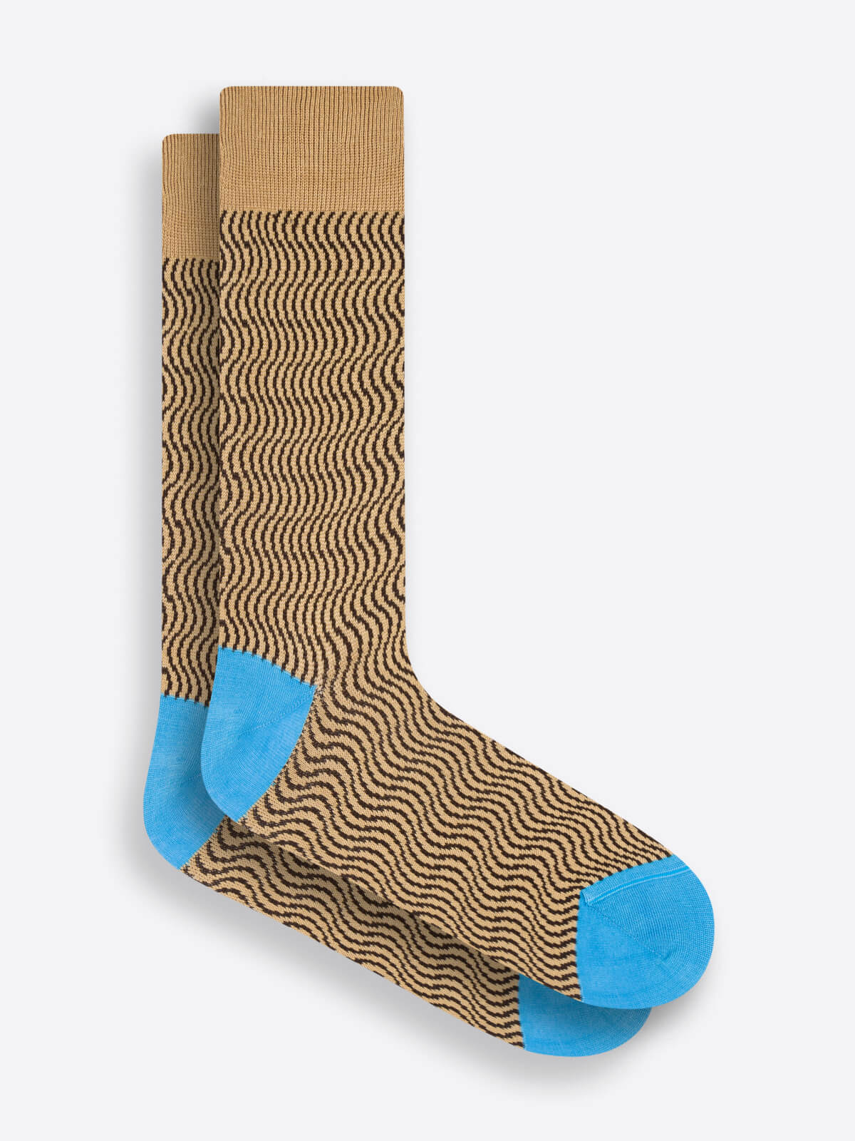 Serpentine Stripe Mid-Calf Socks