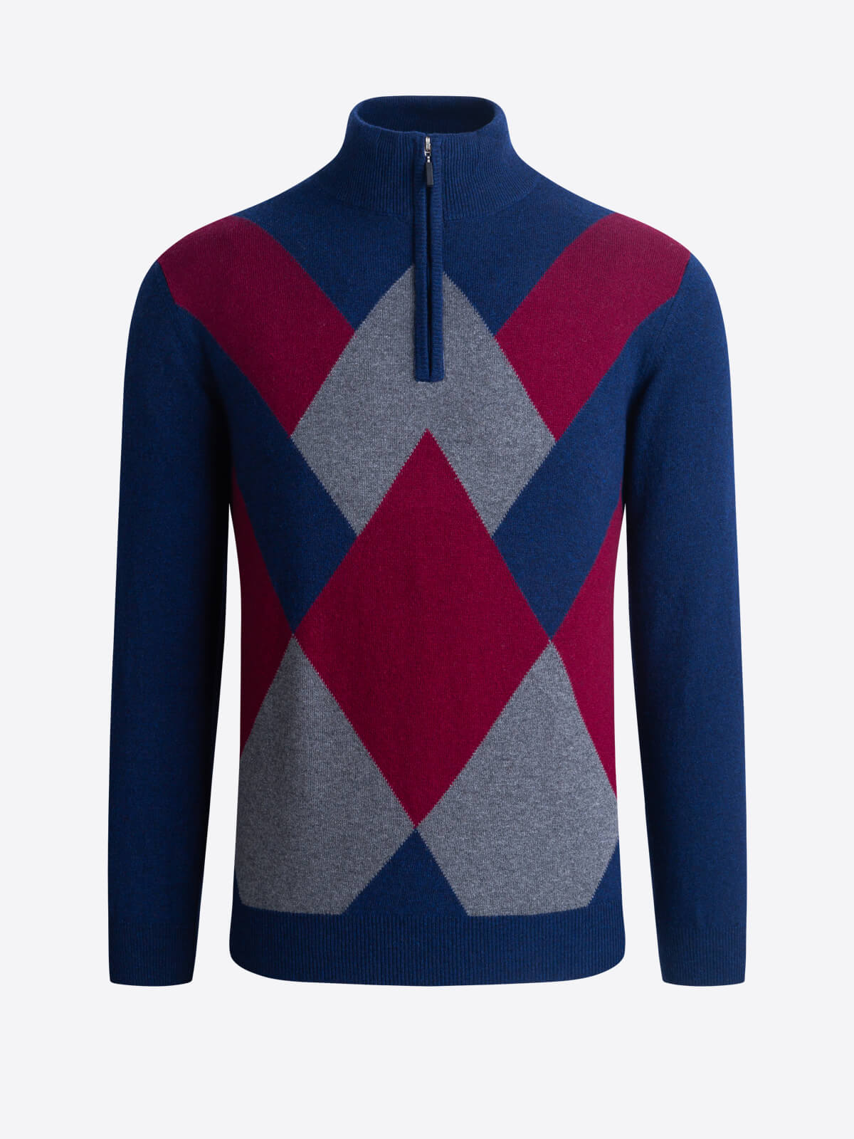 Long Sleeve Quarter Zip Mock Neck Sweater