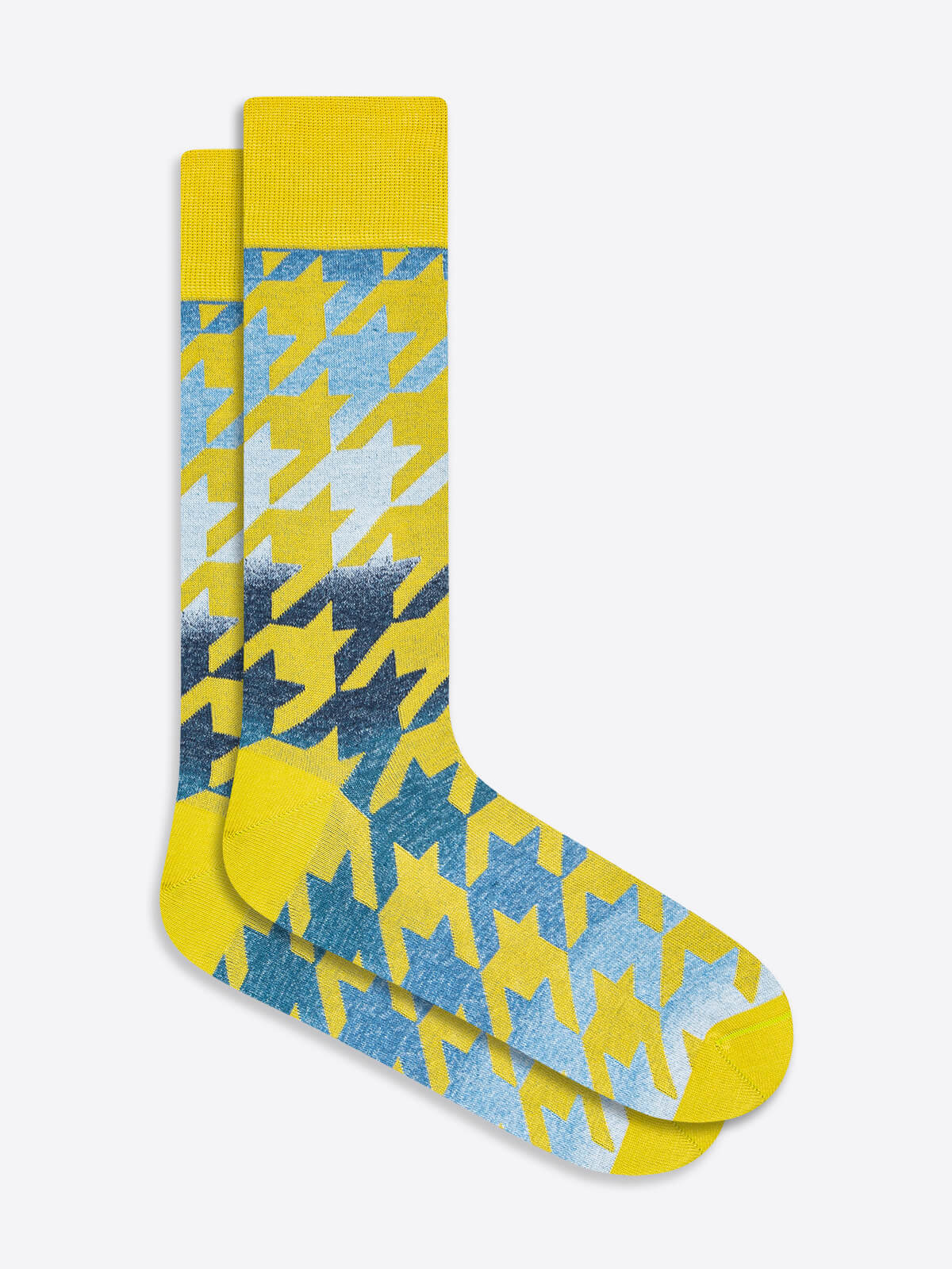 Hound's Tooth Mid-Calf Sock