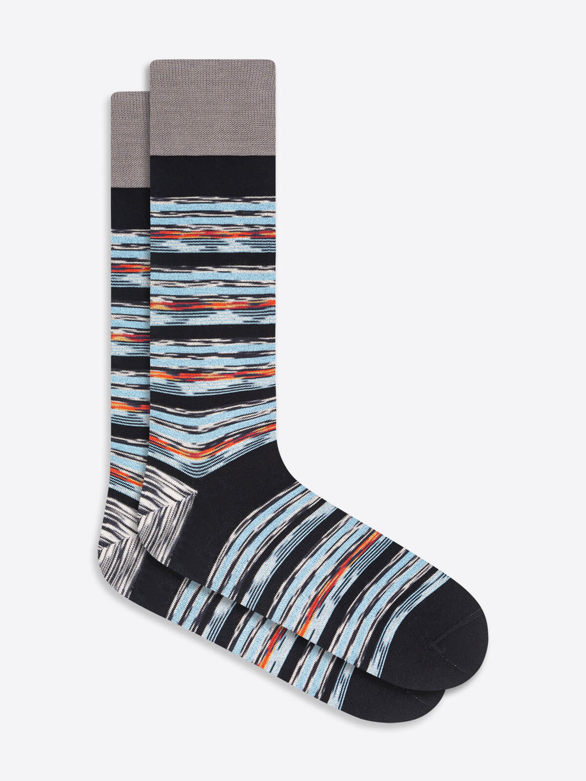 Striped Mid-Calf Socks