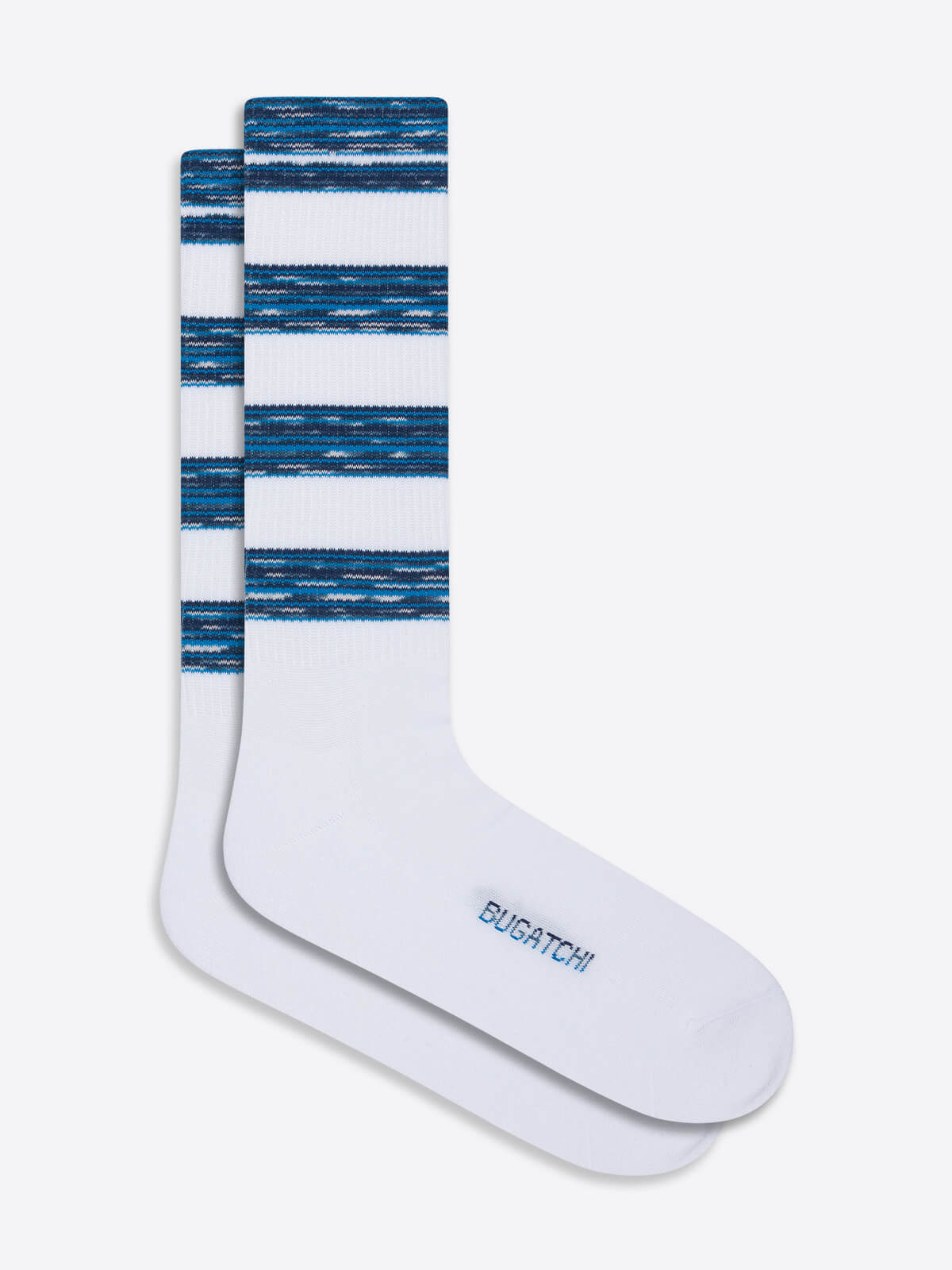 Block Striped Athletic Socks
