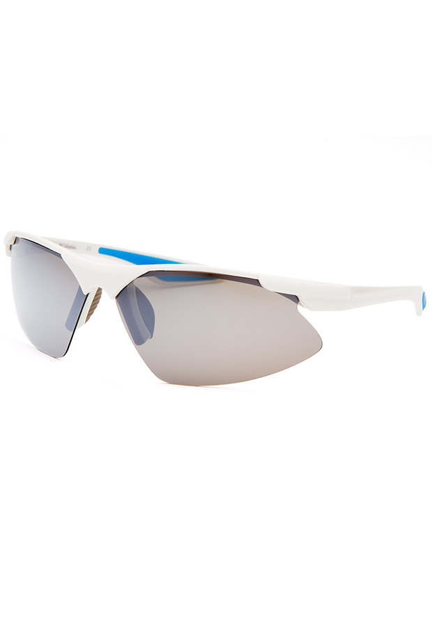 Men's Sports White Sunglasses - Columbia Watch