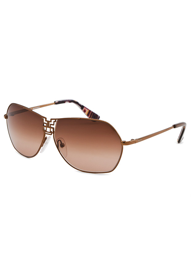 Women's Aviator Bronze-Tone Sunglasses - Emilio Pucci Watch