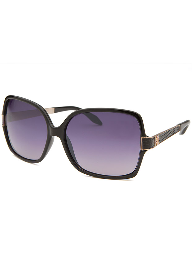 Women's Albizia Square Black Sunglasses - Roberto Cavalli Watch