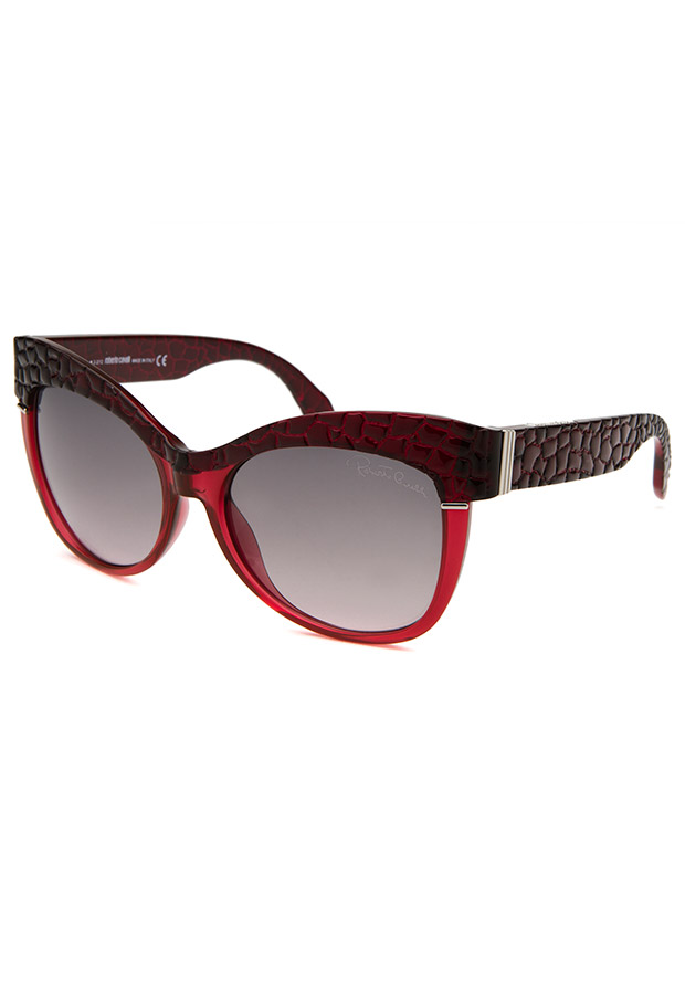 Women's Teti Cat Eye Purple and Pink Sunglasses - Roberto Cavalli Watch