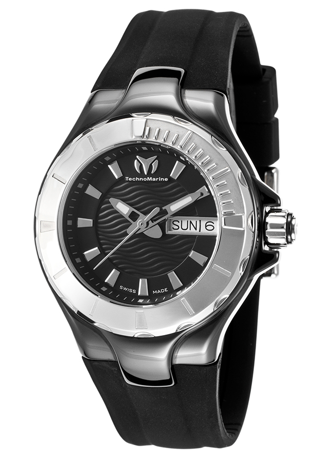 Women's Cruise Black Silicone and Dial - Technomarine Watch