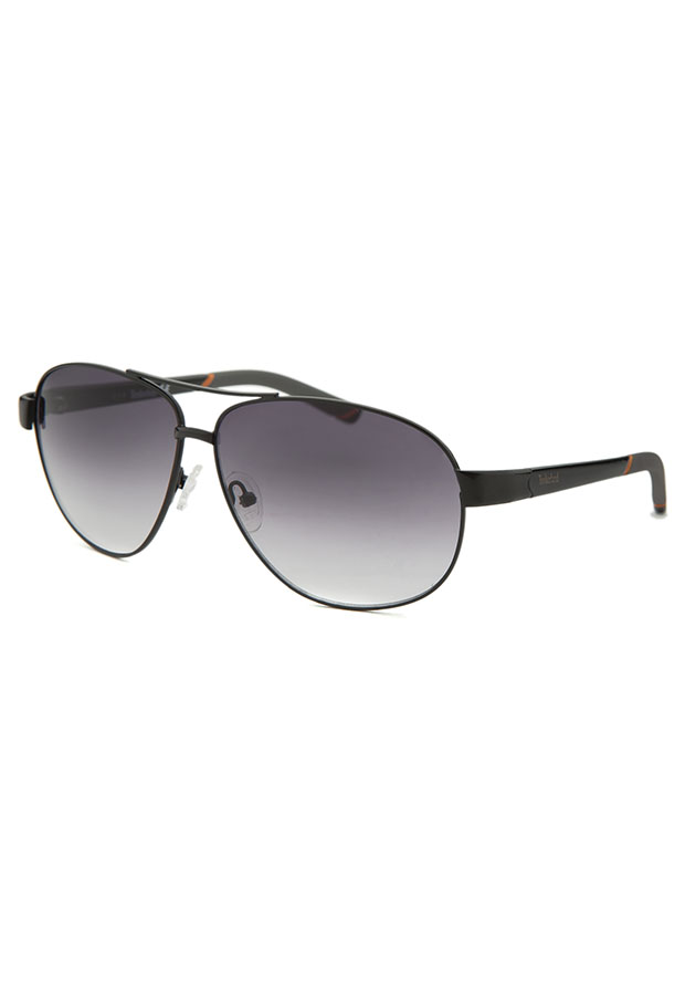 Timberland Watches Men's Aviator Black Sunglasses