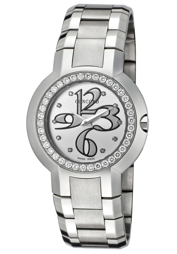 Women's La Scala Silver Dial Diamond Stainless Steel - Concord Watch