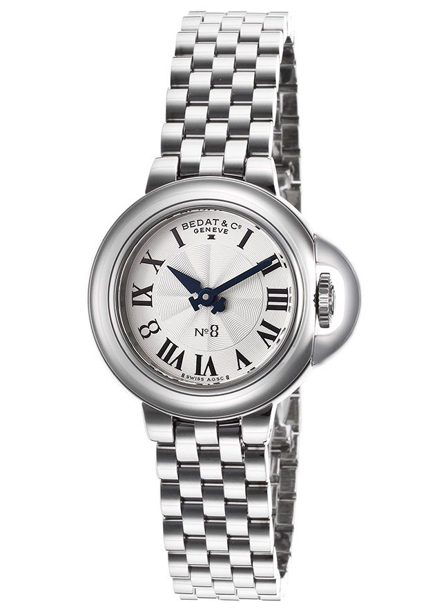 Women's No. 8 Silver Textured Dial Stainless Steel - Bedat & Co. Watch