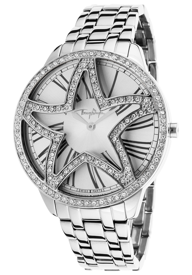 Women's Silver-Tone Stainless Steel Silver-Tone dial - Thierry Mugler Watch