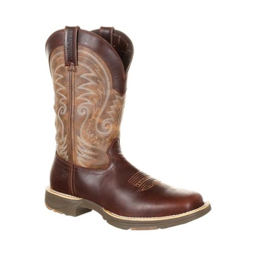 Men's Durango Boot Ddb0137 Ultra-Lite 12" Waterproof Western Boot, Size: 9 M, Brown Leather Vintage Full Grain Leather/Synthetic