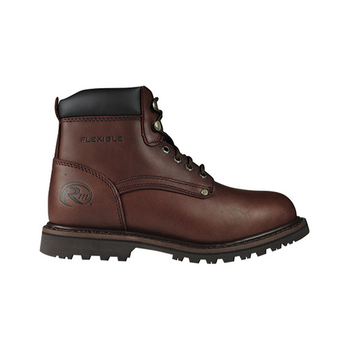 Men's Roadmate Boot Co. 647 6" Padded Collar Work Boot, Size: 12 M, Moondance Oil Full Grain Leather