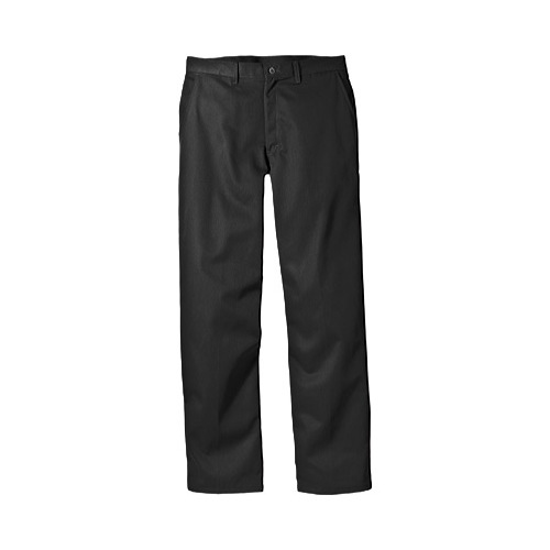 Men's Dickies Relaxed Fit Cotton Flat Front Pant 32" Inseam, Size: 40 (40), Black