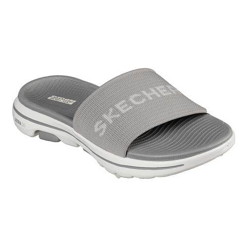 Women's Skechers Gowalk 5 Heatwave Slide, Size: 11 M, Gray