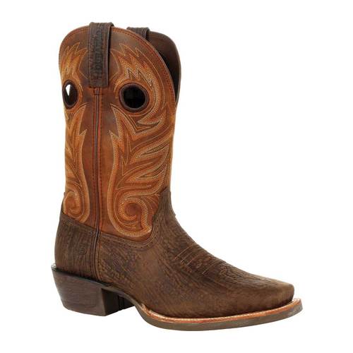 Men's Durango Boot Ddb0296 Rebel Pro Western Boot, Size: 7.5 M, Bark Brown/Burnt Orange Full Grain Leather
