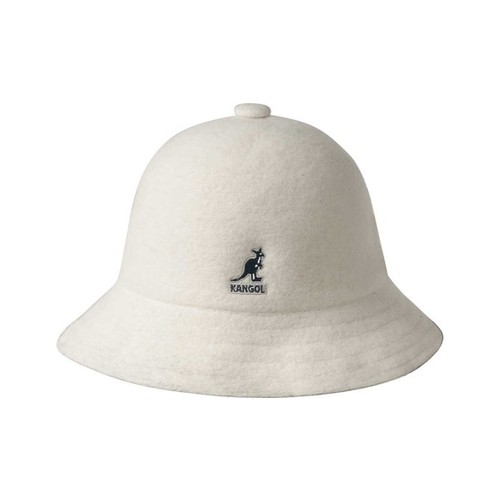Kangol Wool Casual Bucket Hat, Size: S (21), White