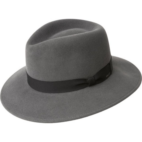 Men's Bailey Of Hollywood Ammon Fedora 37173Bh, Size: S (6 3/4), Steel