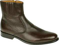 Men's Florsheim Hugo Ankle Boot - Brown Soft Milled Leather Boots
