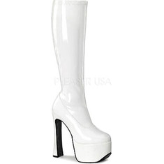 Pleaser - Candy 2000 (Women's) - White Stretch Patent