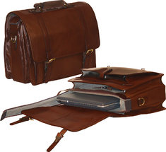 Scully H294 Calf - Brown Briefcases