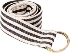 Women's Tamara Sarah Belt - Black/Ivory Stripe Belts