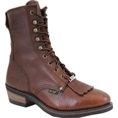 Men's AdTec 1174 9" Steel Toe Packer Boot - Brown Boots