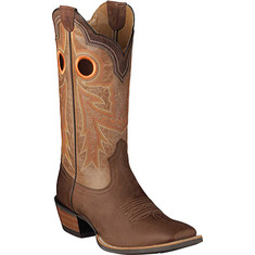 Men's Ariat Wildstock - Weathered Brown/Quartz Full Grain Leather Boots