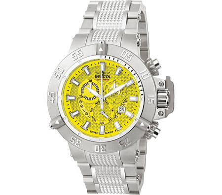 Men's Invicta Subaqua 3 6689 - Stainless Steel/Yellow Analog Watches